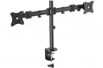 Digitus Dual Monitor Desk Clamp Mount, 15-27