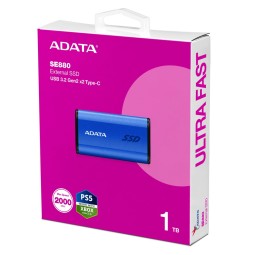 A-Data 1TB USB3.2 Type-C SE880 Blue