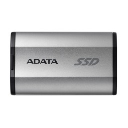 A-Data 500GB USB3.2 Type-C SD810 Silver Grey