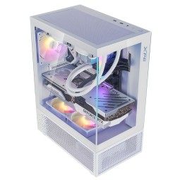 A-Data XPG Invader X Mini Tempered Glass White