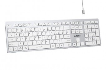 A4-Tech FBX50C Wireless Bluetooth Keyboard White US