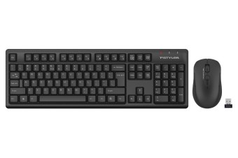 A4-Tech FStyler FG1200 Wireless Keyboard Combo Black US