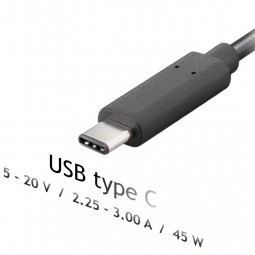 Akyga AK-ND-60 USB Type-C 20V/2.25-3A 45W