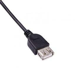 Akyga AK-USB-07 USB A / USB A cable 1,8m Black