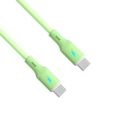 Akyga AK-USB-69 USB-C to USB-C 60W Cable 1m Green