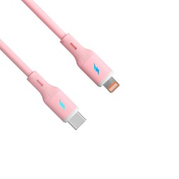 Akyga AK-USB-71 USB-C to Lightning 30W Cable 1m Pink