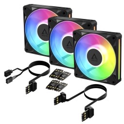 Arctic BioniX P12 A-RGB Black (3 Pack)