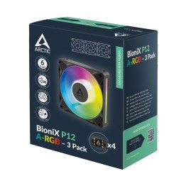 Arctic BioniX P12 A-RGB Black (3 Pack)