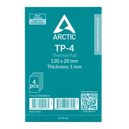 Arctic TP-4 120x20x1mm Hővezető lap (4lap/csomag)