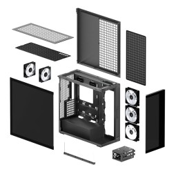 Arctic Xtender Tempered Glass Mirror Black