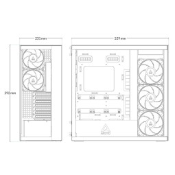 Arctic Xtender Tempered Glass Mirror Black