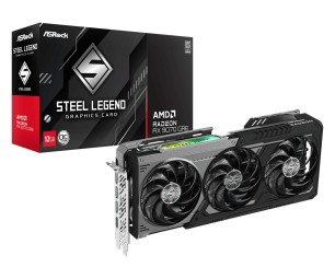 ASRock Radeon RX9070 GRE Steel Legend Dark 12GB OC