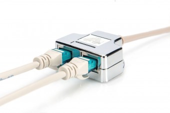 Assmann CAT 5e, 2x 1:1, patch cable adapter, shielded