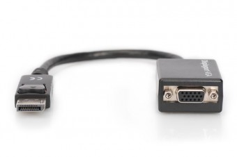 Assmann DisplayPort - VGA Adapter/Converter cable 0,15m Black