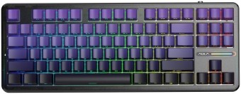 Aula F87 Pro Gasket Gaming Wireless Bluetooth Mechanical Keyboard Black/Purple US