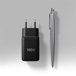 AXAGON ACU-PQ100 GaN Wall Charger 100W for laptops and phones Black