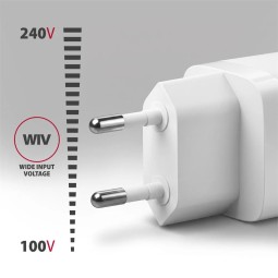 AXAGON ACU-PQ33W GaN Wall Charger 33W for phones and tablets White
