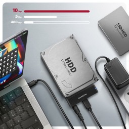 AXAGON ADSA-FPX USB-C 10Gbps Fast Port X adapter for 2,5
