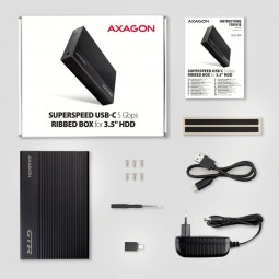 AXAGON EE35-GTR USB-C 3.2 Gen 1 - SATA 6G 3.5
