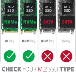 AXAGON EEM2-XS SuperSpeed+ USB-C - NVMe M.2 SHOCKPROOF Box
