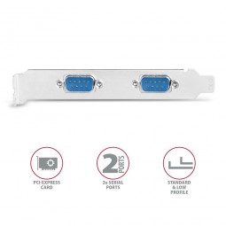 AXAGON PCEA-S2N PCIE controller 2x Serial