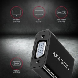 AXAGON RVD-VGN Displayport - VGA adapter FullHD