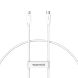 Baseus 30W Type-C to Type-C Superior Series 2 Fast Charging Data Cable 2m White