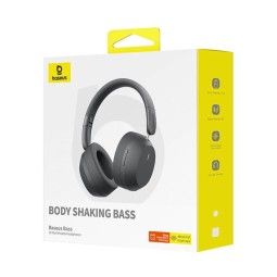 Baseus Bass 35 Max Bluetooth Headset Grey