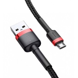 Baseus Cafule Micro-USB Cable 2,4A 1m Black/Red
