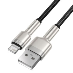 Baseus Cafule Series Metal USB - Lightning Cable 2.4A 25cm Black