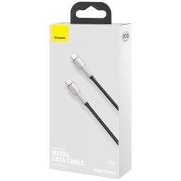 Baseus Cafule USB-C - USB-C Cable 100W 1m Black