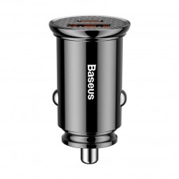 Baseus Circular 30W Car Charger Black