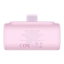 Baseus Compact 20W iPhone 5000mAh PowerBank Pink