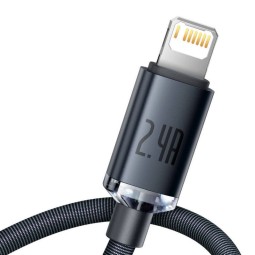 Baseus Crystal Shine USB-A Lightning Cable 1,2m Black