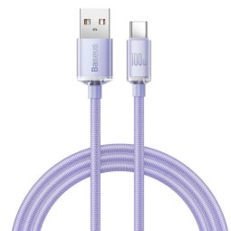 Baseus Crystal Shine USB-C Cable 1,2m Purple