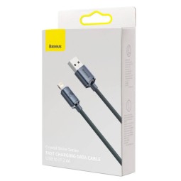 Baseus Crystal Shine USB-Lightning Cable 2m Black