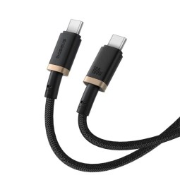 Baseus Dura Series 100W Type-C to Type-C Fast Charging cable 1m Gold Black