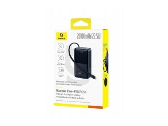 Baseus EnerFill Bipow2 Pro 20000mAh PowerBank Black