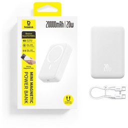 Baseus EnerFill FM41 Magnetic 20000mAh PowerBank White