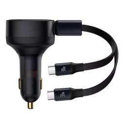 Baseus Enjoyment USB-C 33W Car Charger Black
