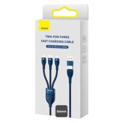 Baseus Flash Series 2 3in1 100W 1,2m Dark Blue