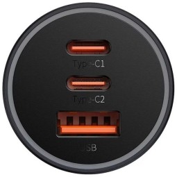 Baseus Golden Contactor Pro Car Charger 65W Grey