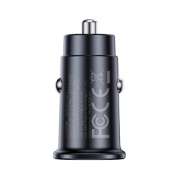 Baseus GoTrip 2 x USB-C 30W Car Charger Black