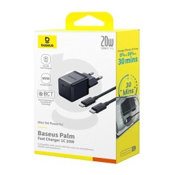 Baseus Palm USB-C Charger 20W Black