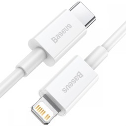 Baseus Superior 20W Type-C/Lightning Cable 1,5m White