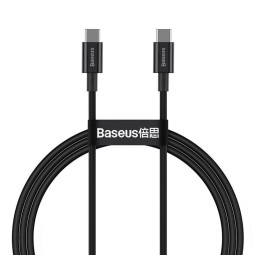 Baseus Superior USB-C - USB-C Cable 1m Black
