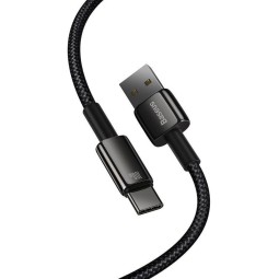 Baseus Tungsten Gold USB-A - USB-C 100W Cable 1m Black