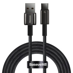 Baseus Tungsten Gold USB-A - USB-C 100W Cable 2m Black