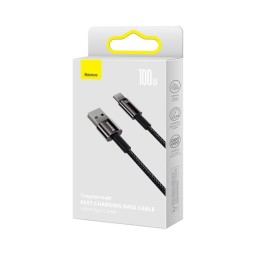 Baseus Tungsten Gold USB-A - USB-C 100W Cable 2m Black