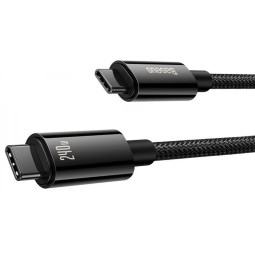 Baseus Tungsten Gold USB-C - USB-C 240W Cable 1m Black